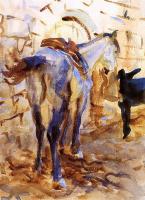 Sargent, John Singer - Saddle Horse, Palestine